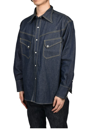 BBJ_DENIM SHIRT/RIGID / BLUE