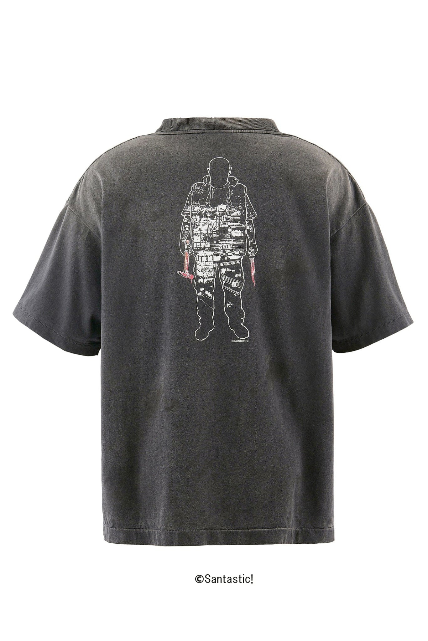 シカマァク サイクロジーザス G A-MEN Guns N’ Jesus SAINT Mxxxxxx × Santastic! × GEEKS RULE FW25 GS_SS TEE/Zange / BLK