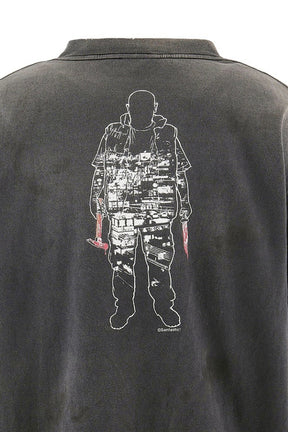 GS_SS TEE/惨家-zange- / BLK