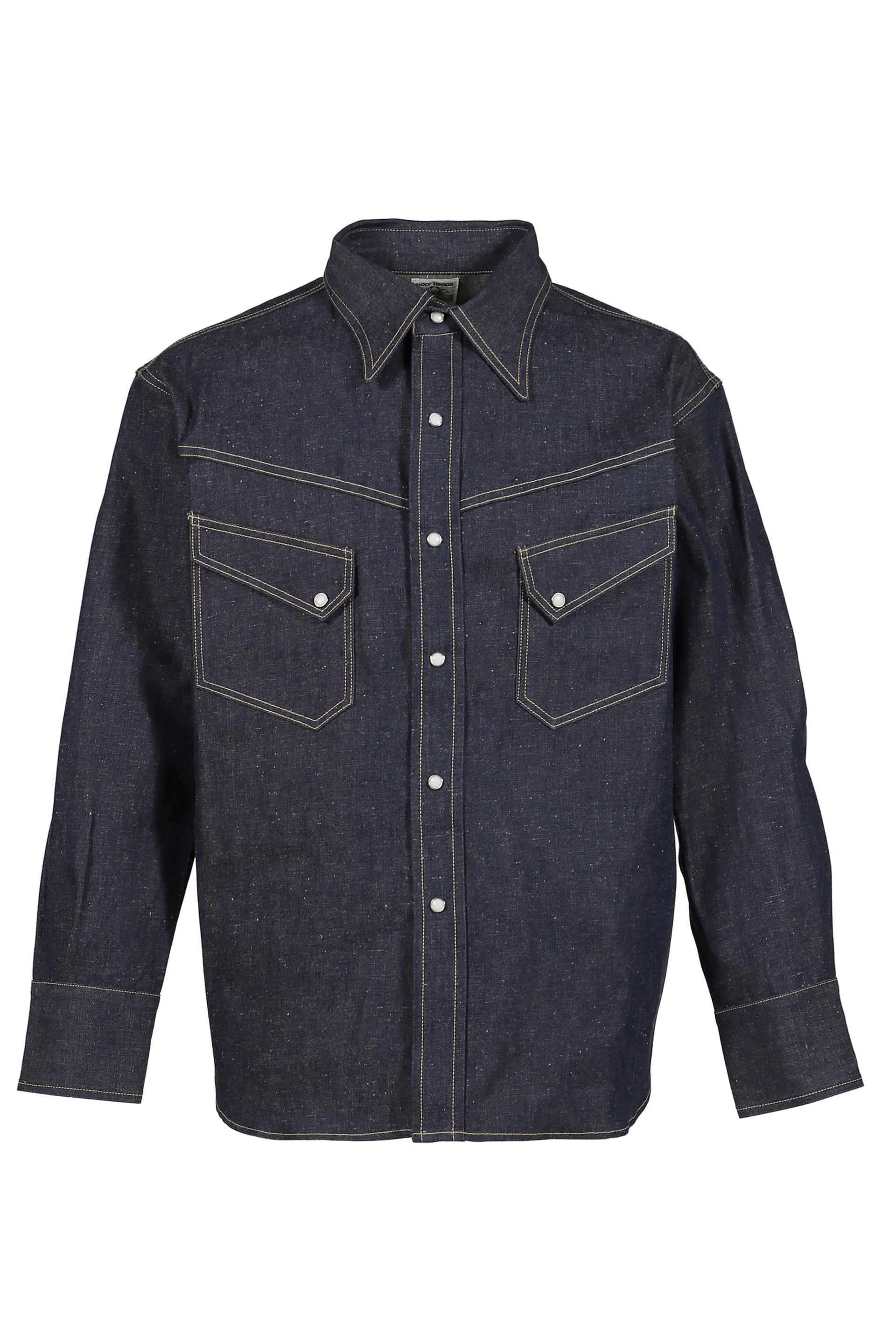 BBJ_DENIM SHIRT/REGID / BLU