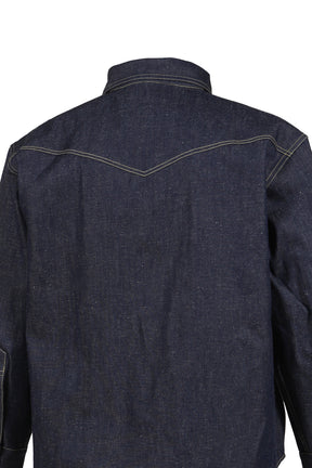 BBJ_DENIM SHIRT/REGID / BLU