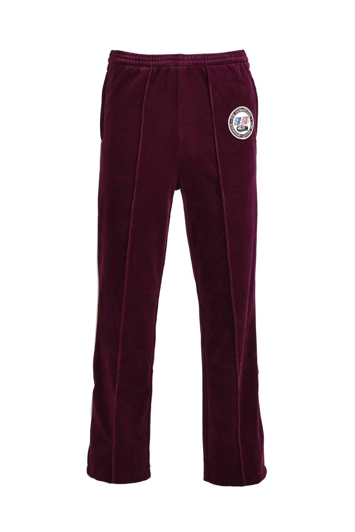 LM_TRACK PANTS/VELOUR / BUR