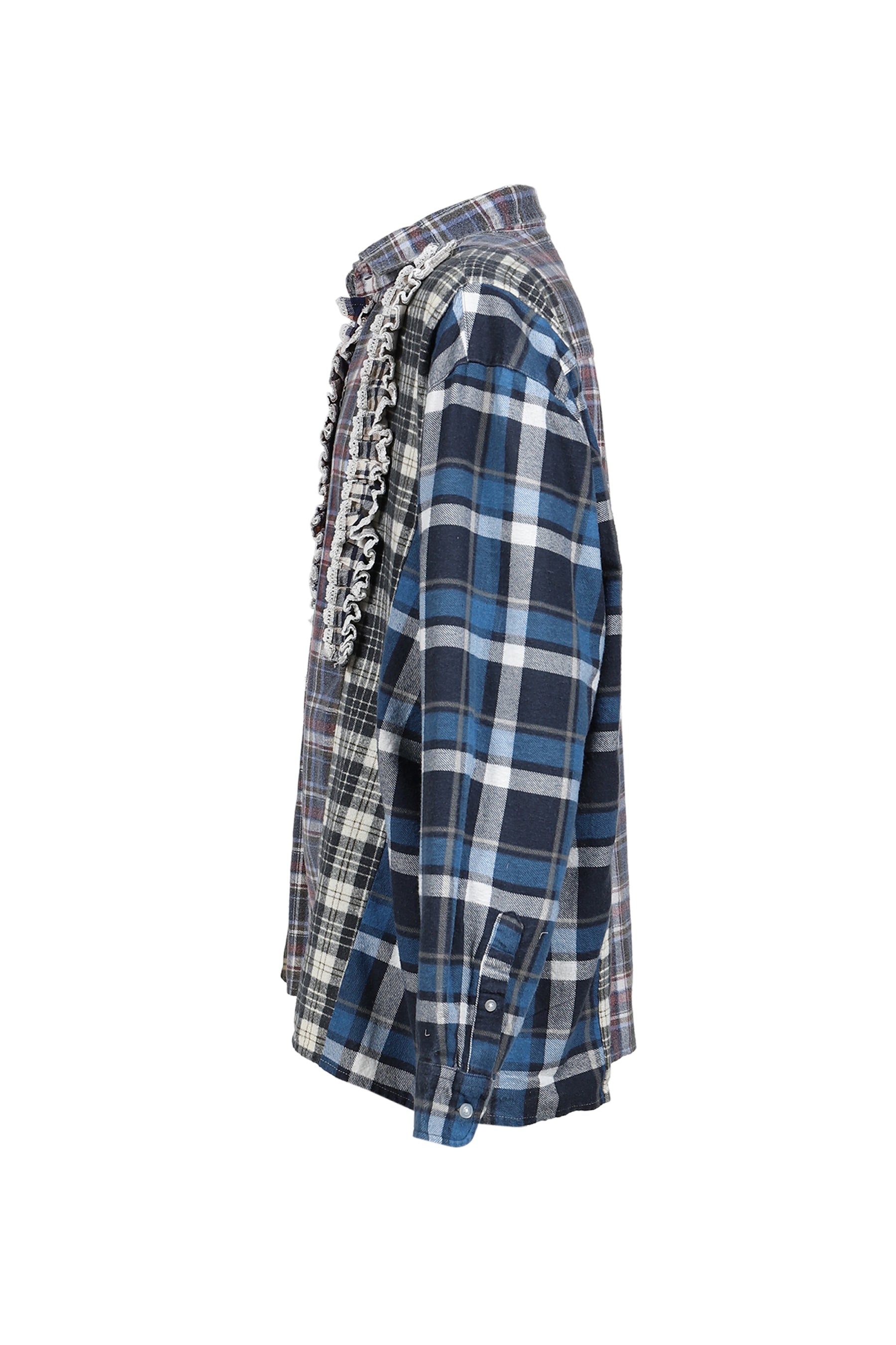 FLANNEL SHIRT -> 5 CUTS FRILL SHIRT / ASSORTED