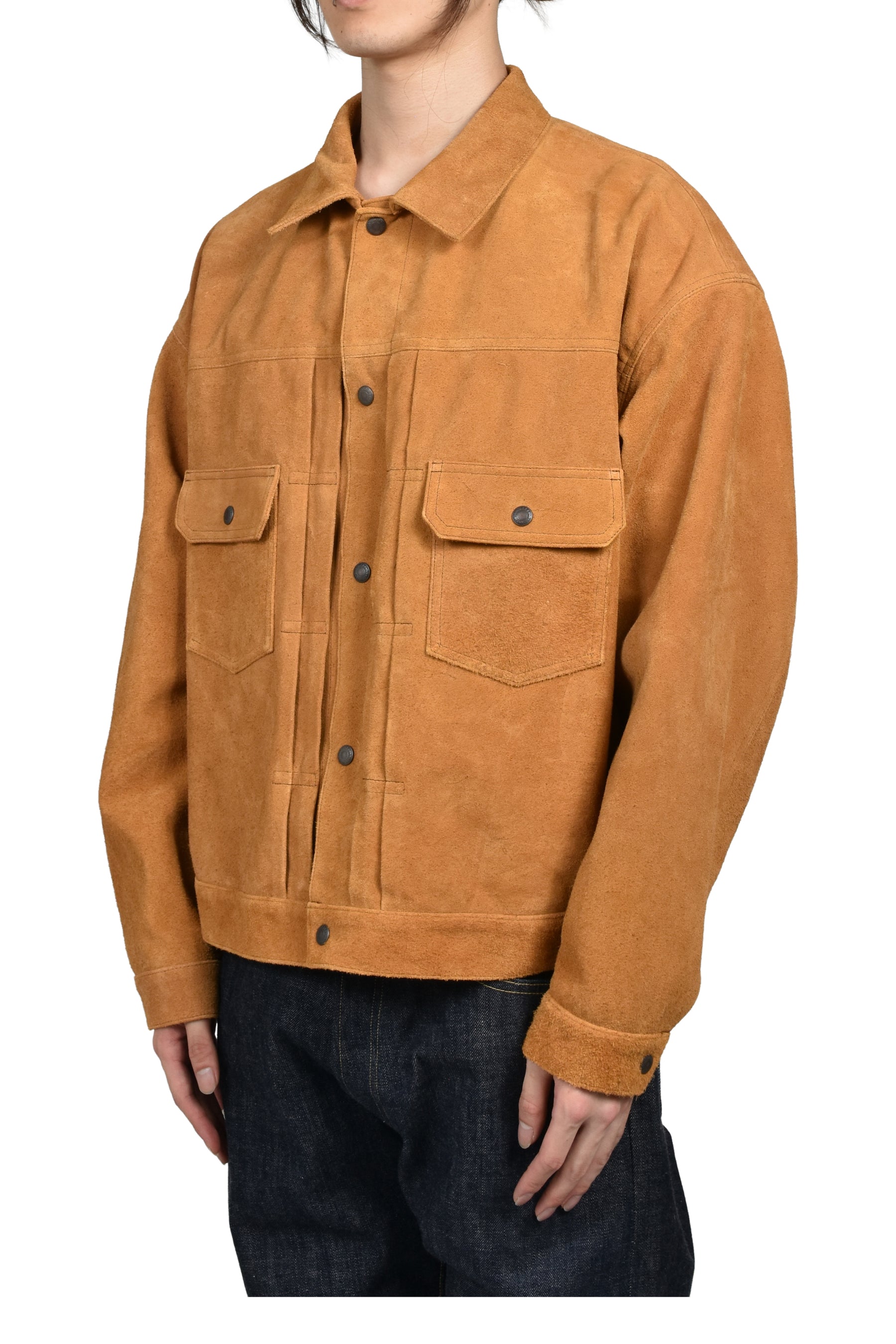 BBJ_SUEDE SHIRT/SUEDE / BEI