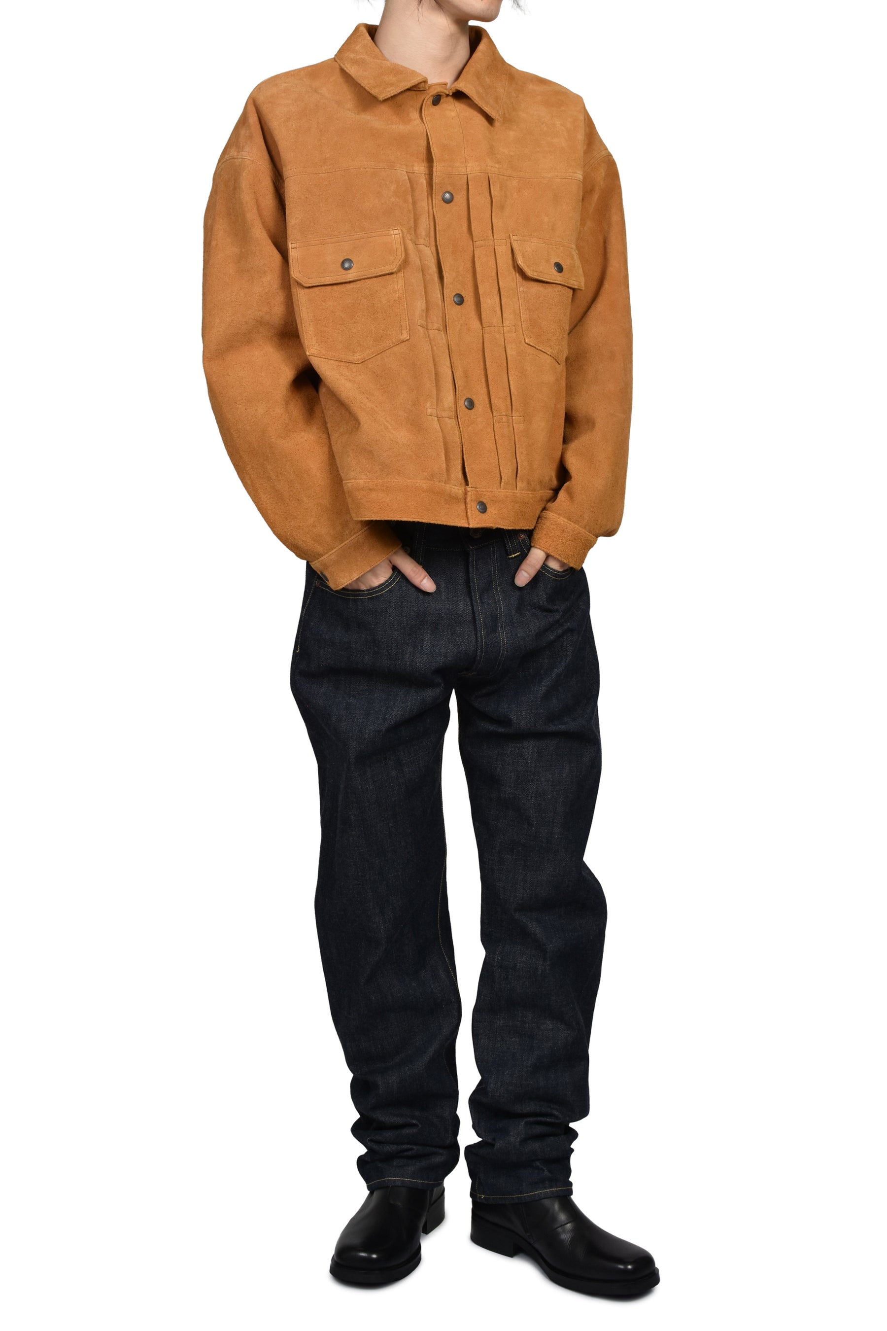 BBJ_SUEDE SHIRT/SUEDE / BEI
