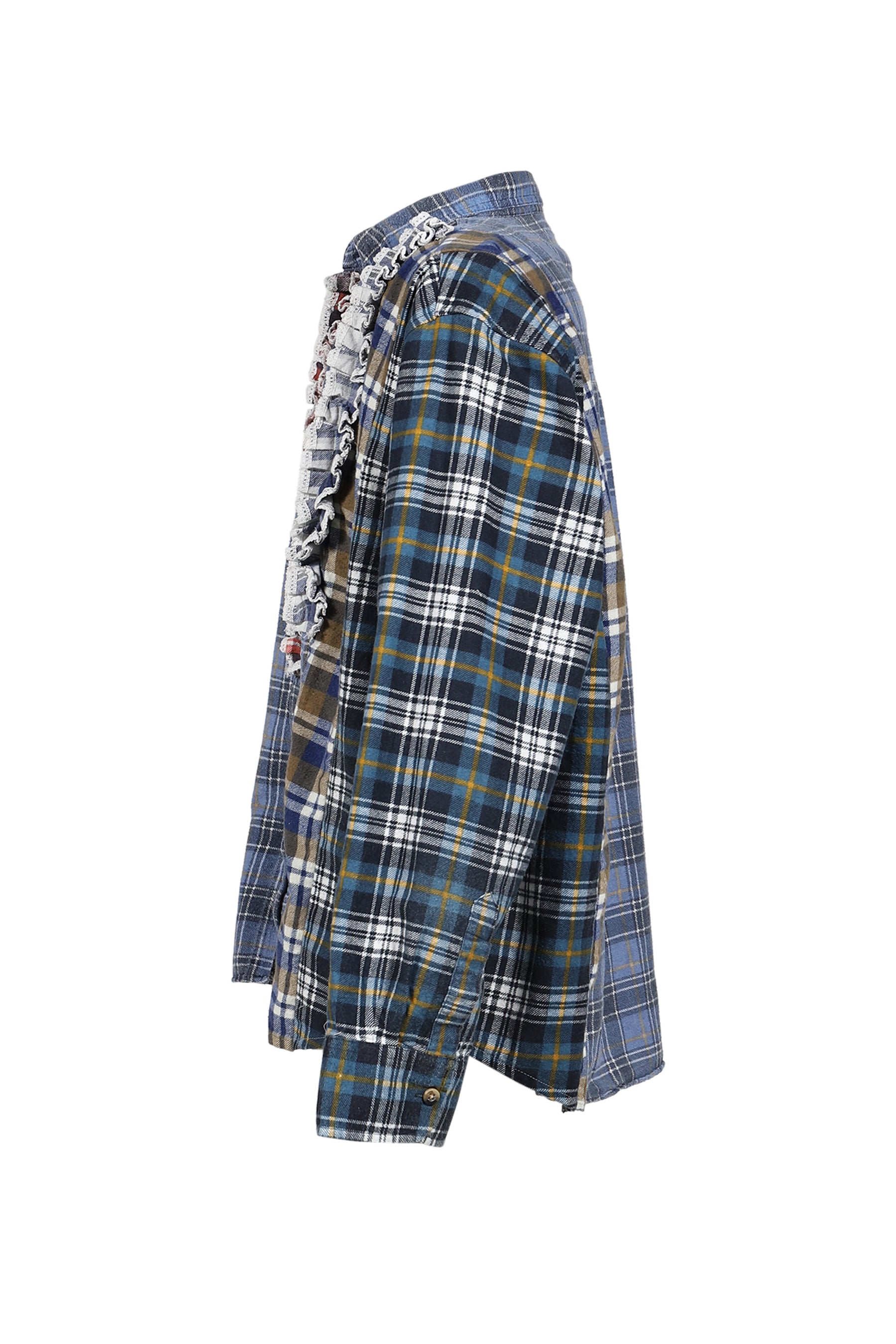 FLANNEL SHIRT -> 5 CUTS FRILL SHIRT / ASSORTED