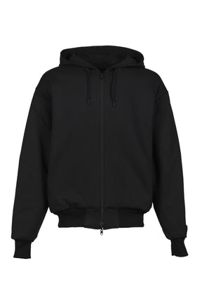 TECH SWEAT DOUBLE FACE PARKA / BLK
