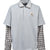 EMBLEM LOGO LAYERED POLO SHIRT / GRY