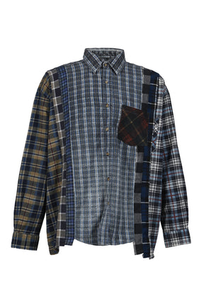FLANNEL SHIRT -> 7 CUTS WIDE SHIRT / ASSORT