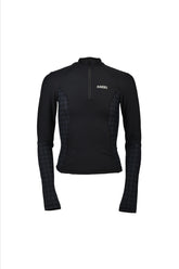 MA QUAD LS ZIP TOP / BLK