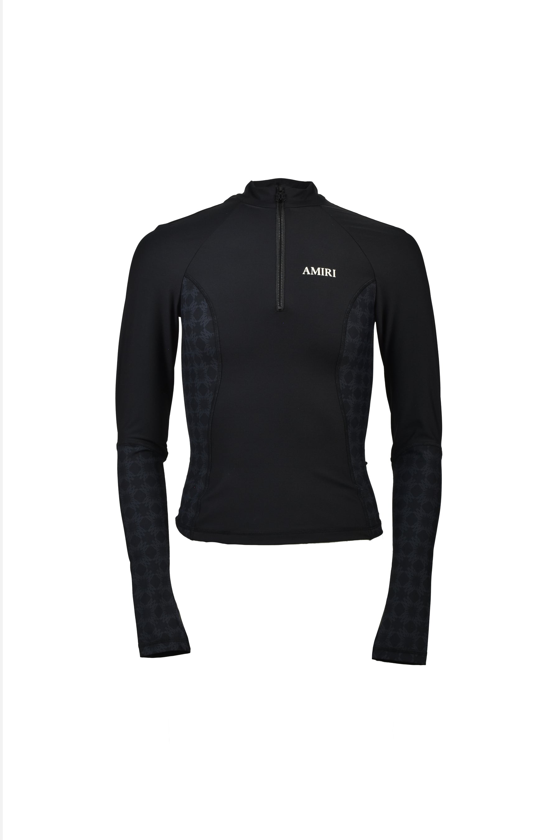 MA QUAD LS ZIP TOP / BLK