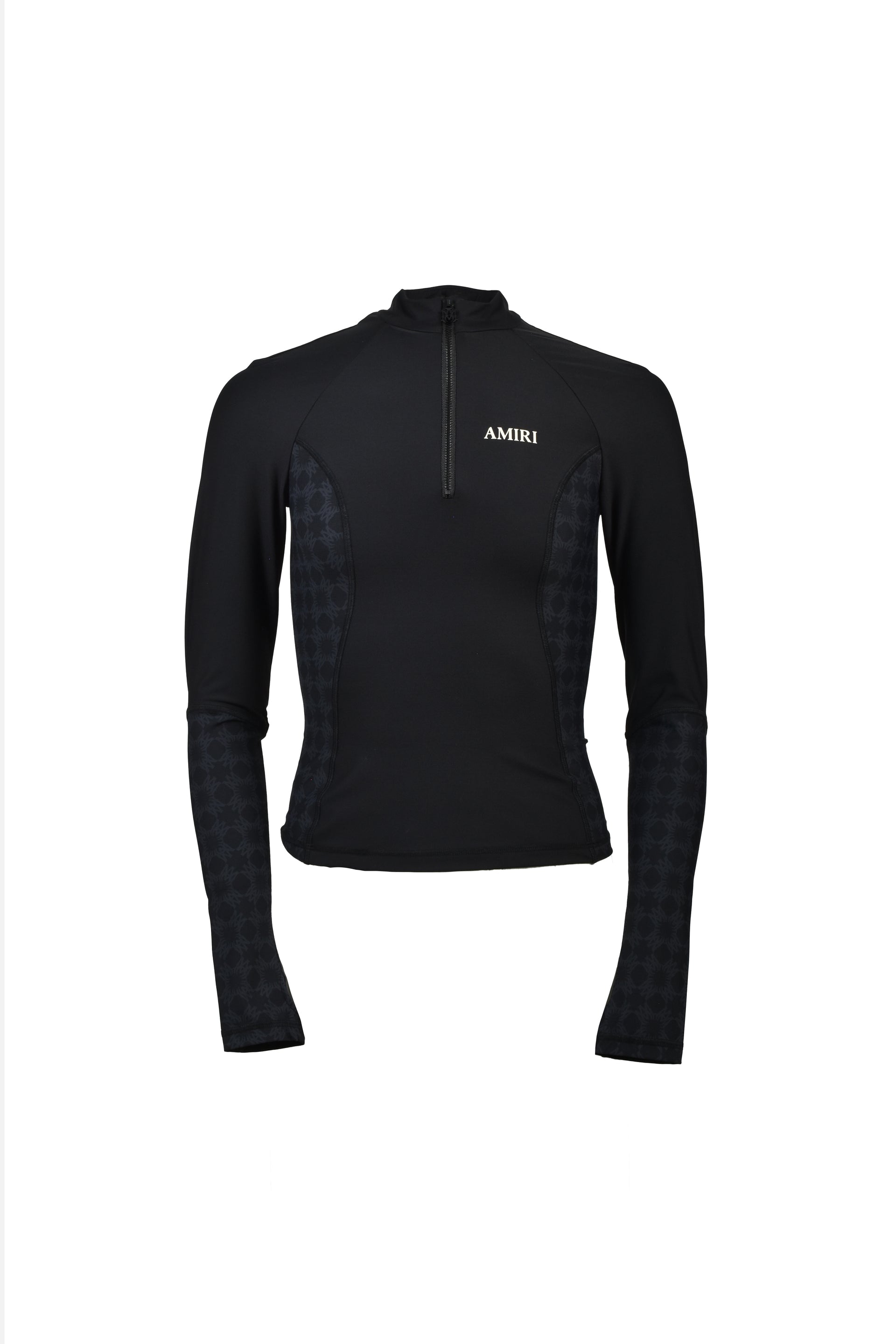 MA QUAD LS ZIP TOP / BLK