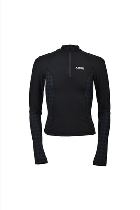 MA QUAD LS ZIP TOP / BLK