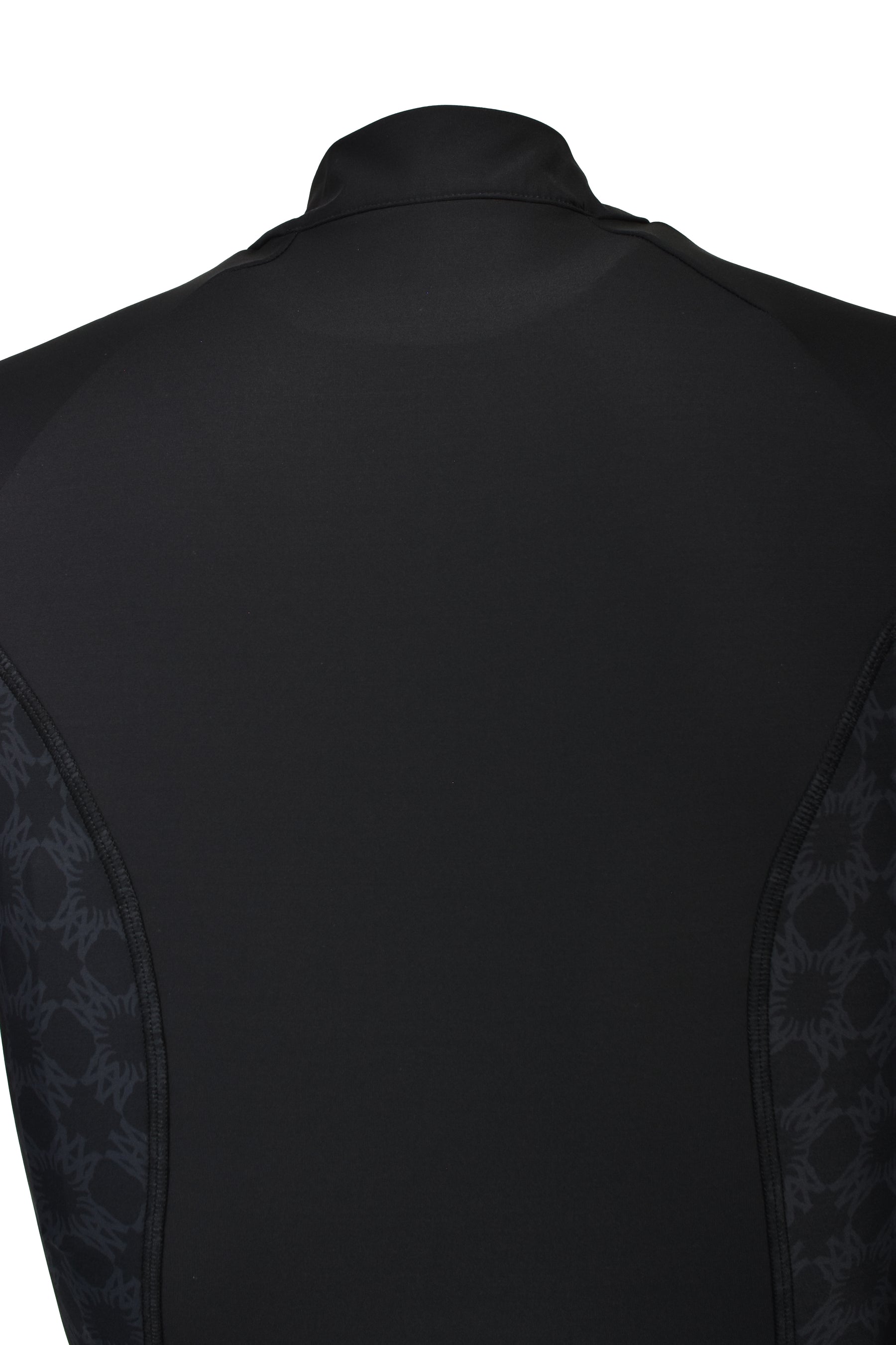 MA QUAD LS ZIP TOP / BLK