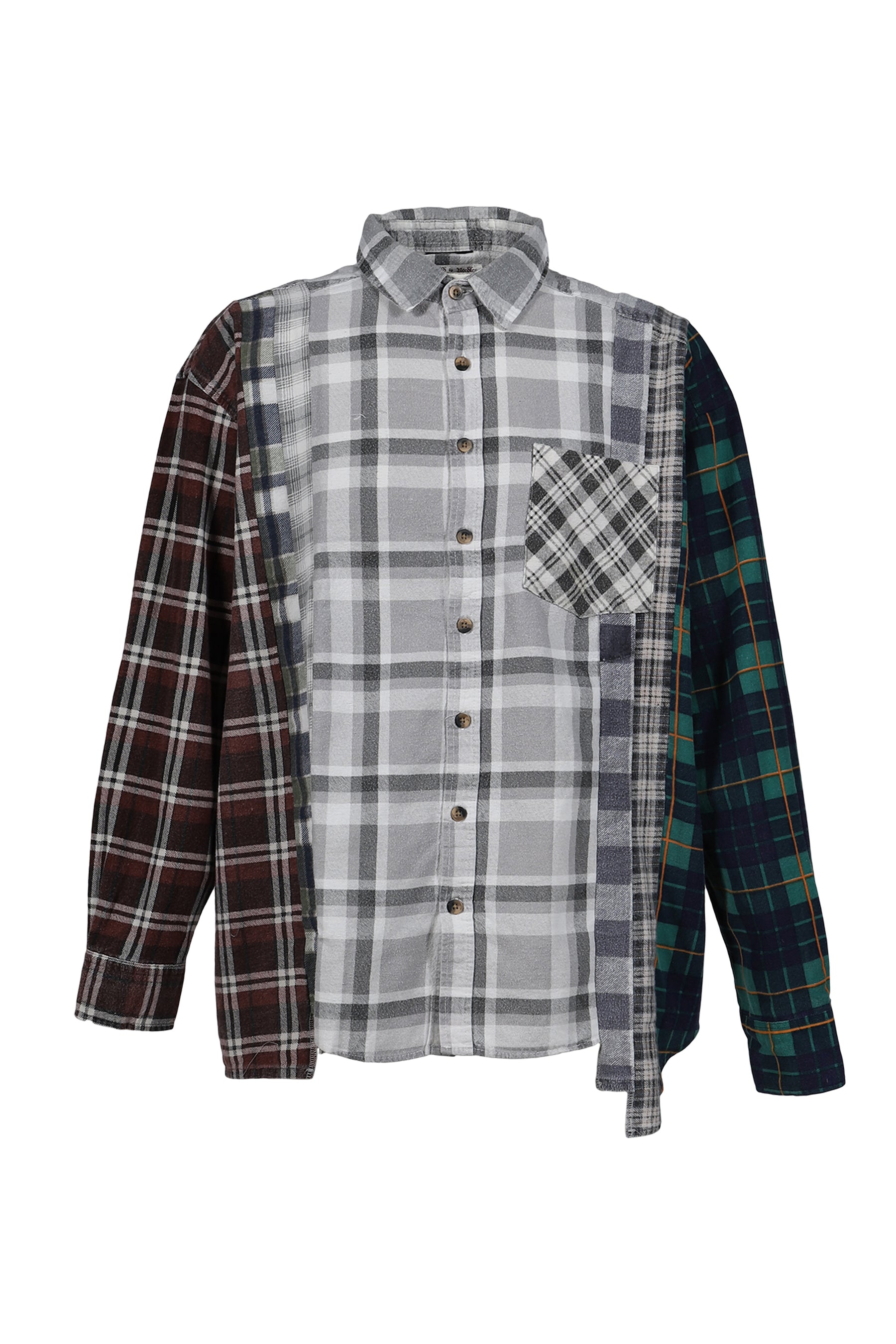 FLANNEL SHIRT -> 7 CUTS WIDE SHIRT / ASSORT