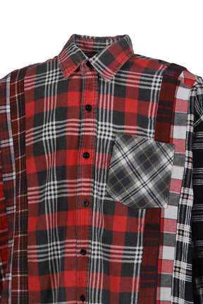 FLANNEL SHIRT -> 7 CUTS WIDE SHIRT / ASSORT