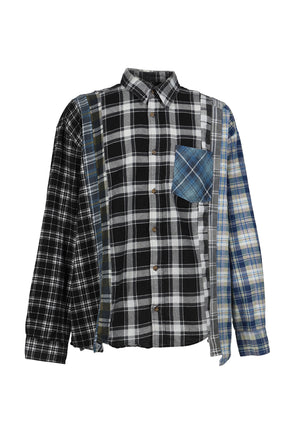 FLANNEL SHIRT -> 7 CUTS WIDE SHIRT / ASSORT