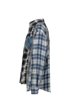 FLANNEL SHIRT -> 7 CUTS WIDE SHIRT / ASSORT