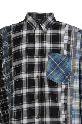 FLANNEL SHIRT -> 7 CUTS WIDE SHIRT / ASSORT