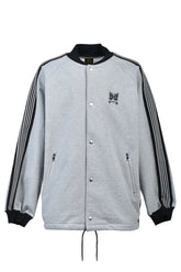 BREATH × Needles TRACK COACH JACKET - SWEAT / GRY BLK
