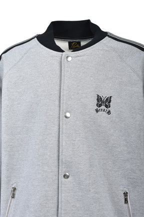 BREATH × Needles TRACK COACH JACKET - SWEAT / GRY BLK