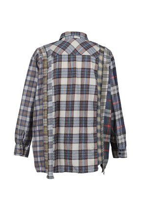 FLANNEL SHIRT -> 7 CUTS WIDE SHIRT / ASSORT