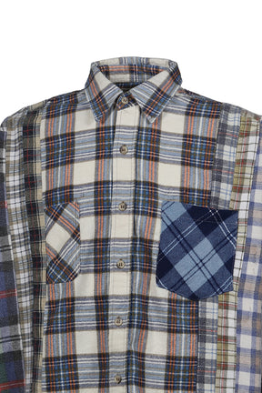 FLANNEL SHIRT -> 7 CUTS WIDE SHIRT / ASSORT