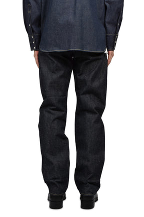 BBJ_DENIM PANTS/REGID / BLU