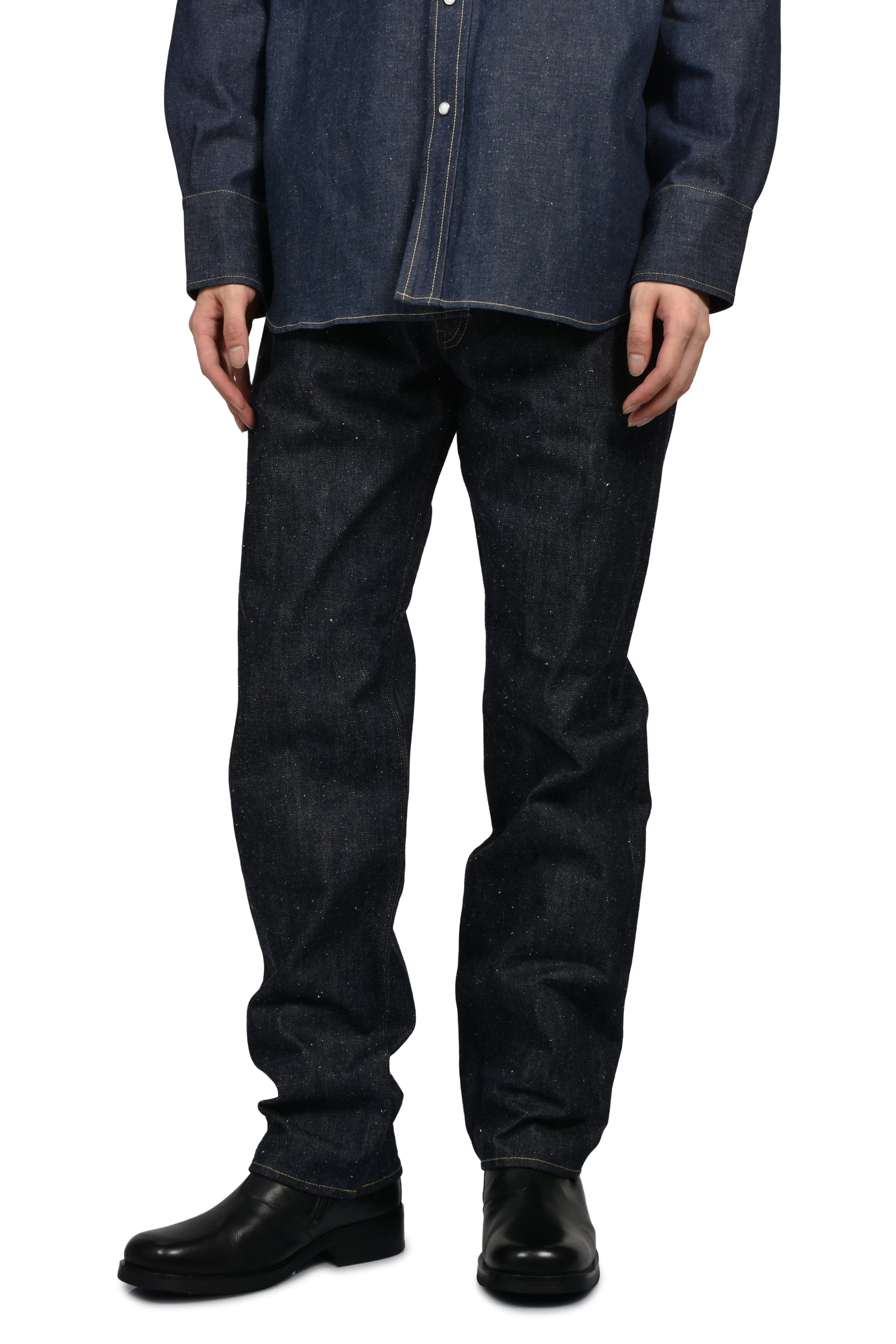 BBJ_DENIM PANTS/REGID / BLU