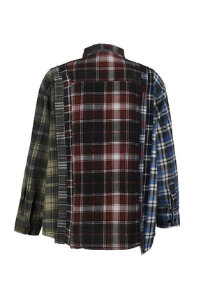 FLANNEL SHIRT -> 7 CUTS WIDE SHIRT / ASSORT