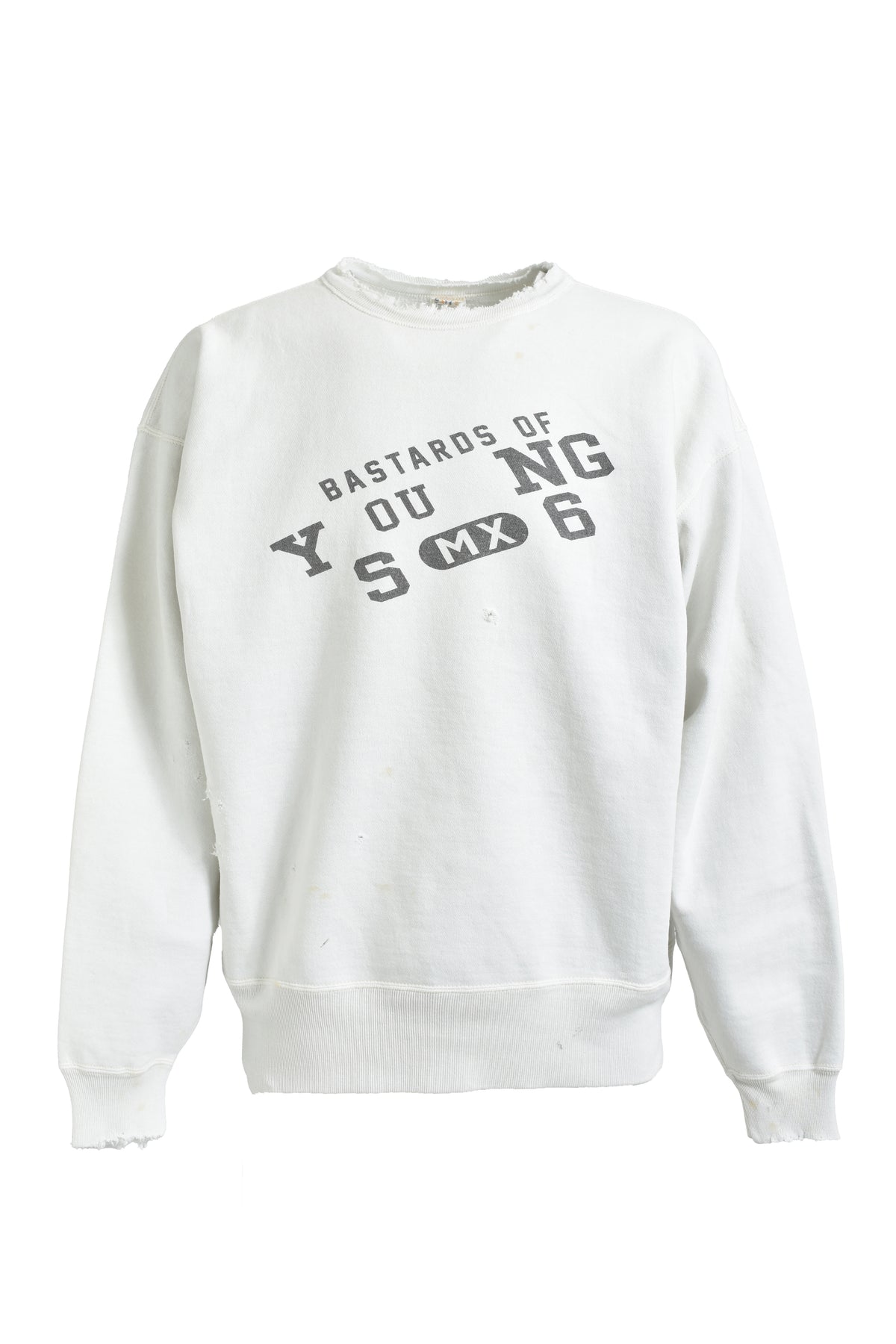 BJ_CREW NECK SWEAT/YOUNG / WHT