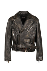 LEATHER BUTCH KIODO / DARK BROWN