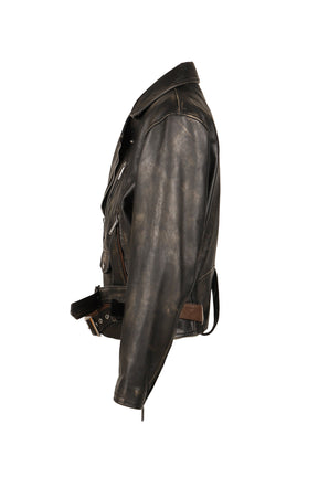 LEATHER BUTCH KIODO / DARK BROWN