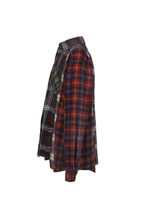 FLANNEL SHIRT -> 7 CUTS WIDE SHIRT / ASSORT