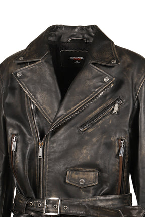 LEATHER BUTCH KIODO / DARK BROWN