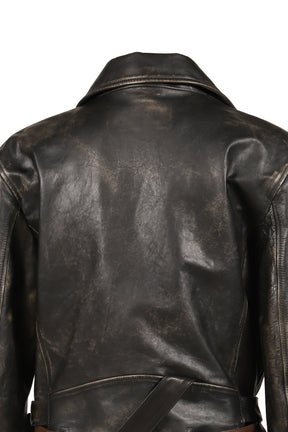 LEATHER BUTCH KIODO / DARK BROWN
