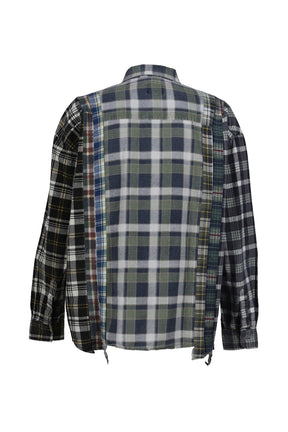 FLANNEL SHIRT -> 7 CUTS WIDE SHIRT / ASSORT