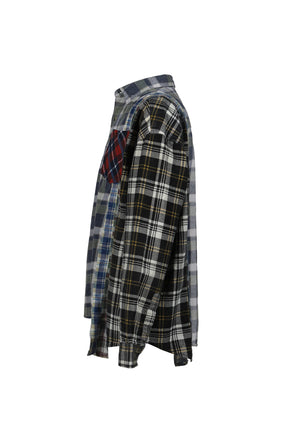 FLANNEL SHIRT -> 7 CUTS WIDE SHIRT / ASSORT