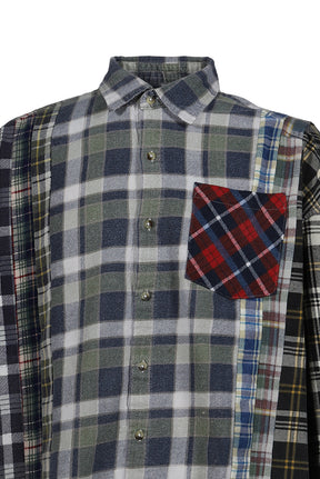 FLANNEL SHIRT -> 7 CUTS WIDE SHIRT / ASSORT
