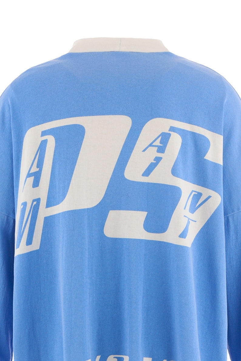 ©SAINT M×××××× SAINT PAM LS TEE BLUE SAINT M×××××× (セントマイケル) AW25 PAM_LS TEE/SAINT PAM / BLUE