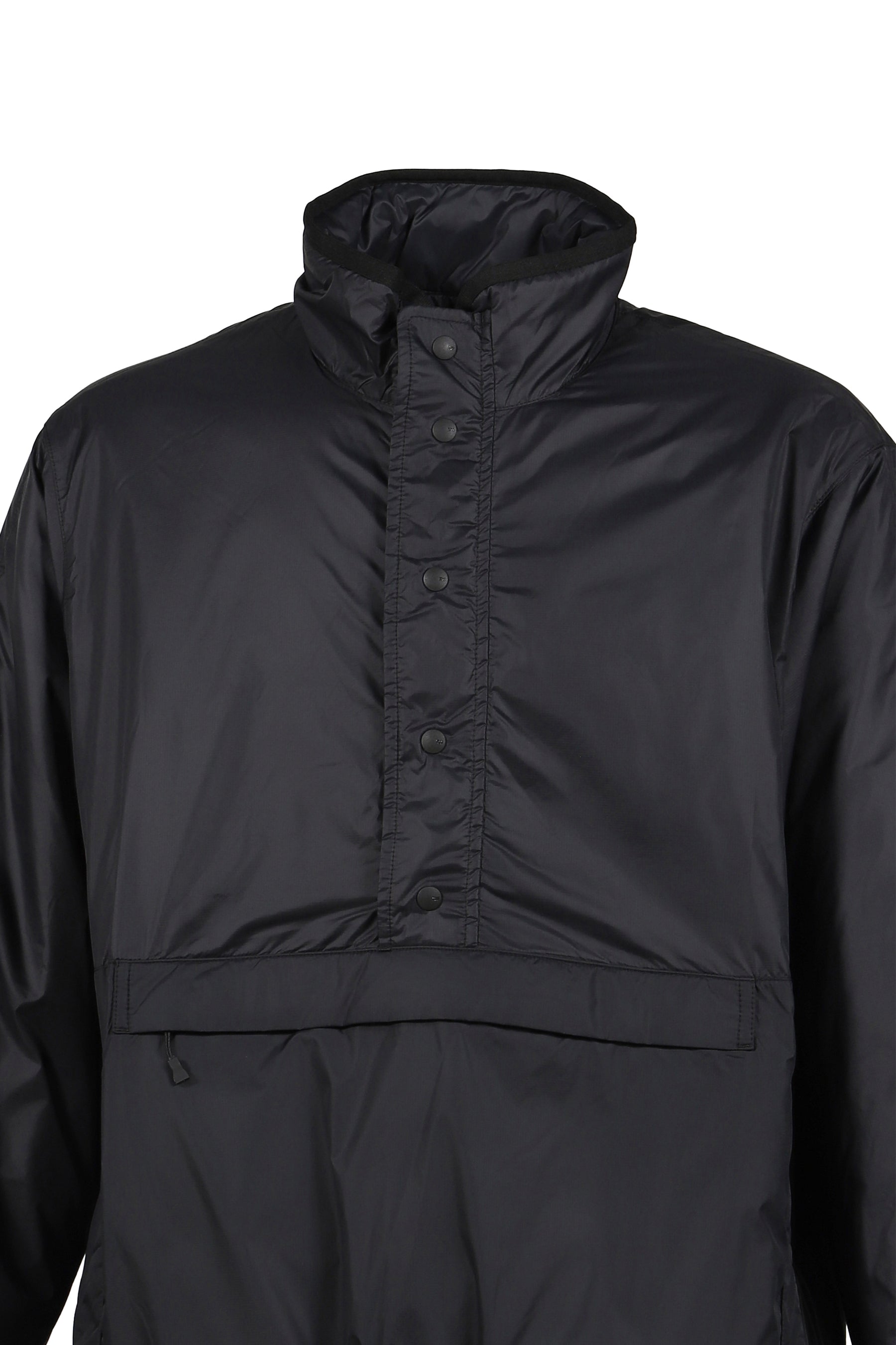 TECH REVERSIBLE PULLOVER PUFF JACKET / BLK