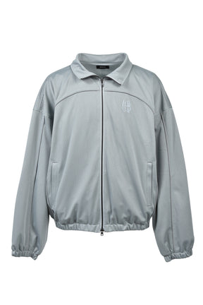 BH LOGO MESH TRACK JACKET / GRY