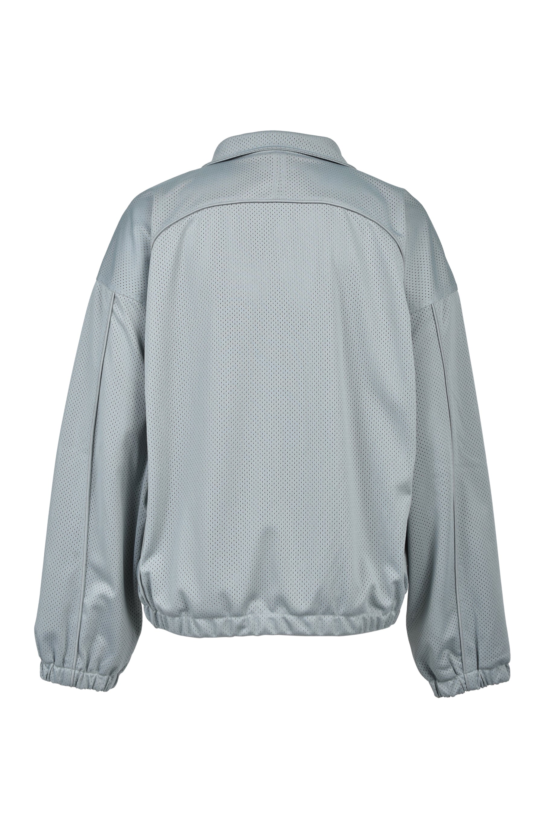 BH LOGO MESH TRACK JACKET / GRY