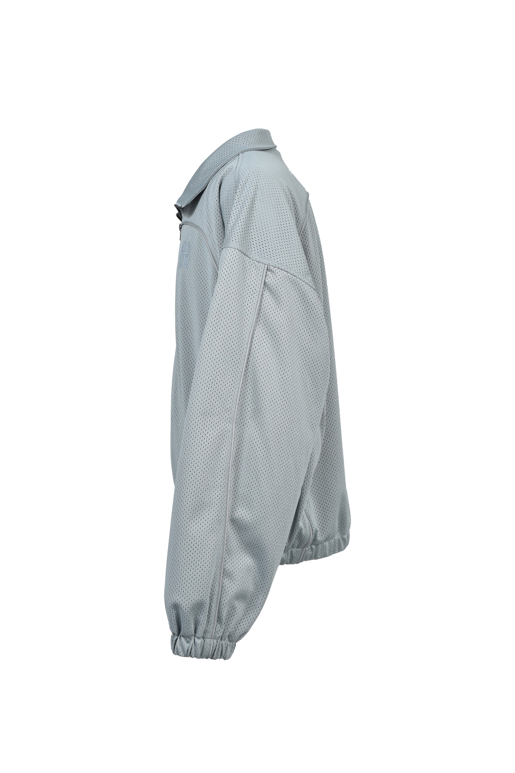BH LOGO MESH TRACK JACKET / GRY