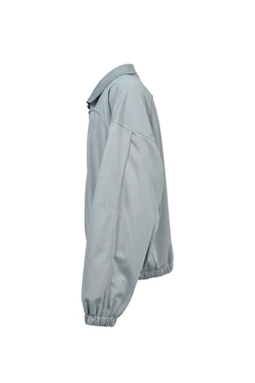 BH LOGO MESH TRACK JACKET / GRY