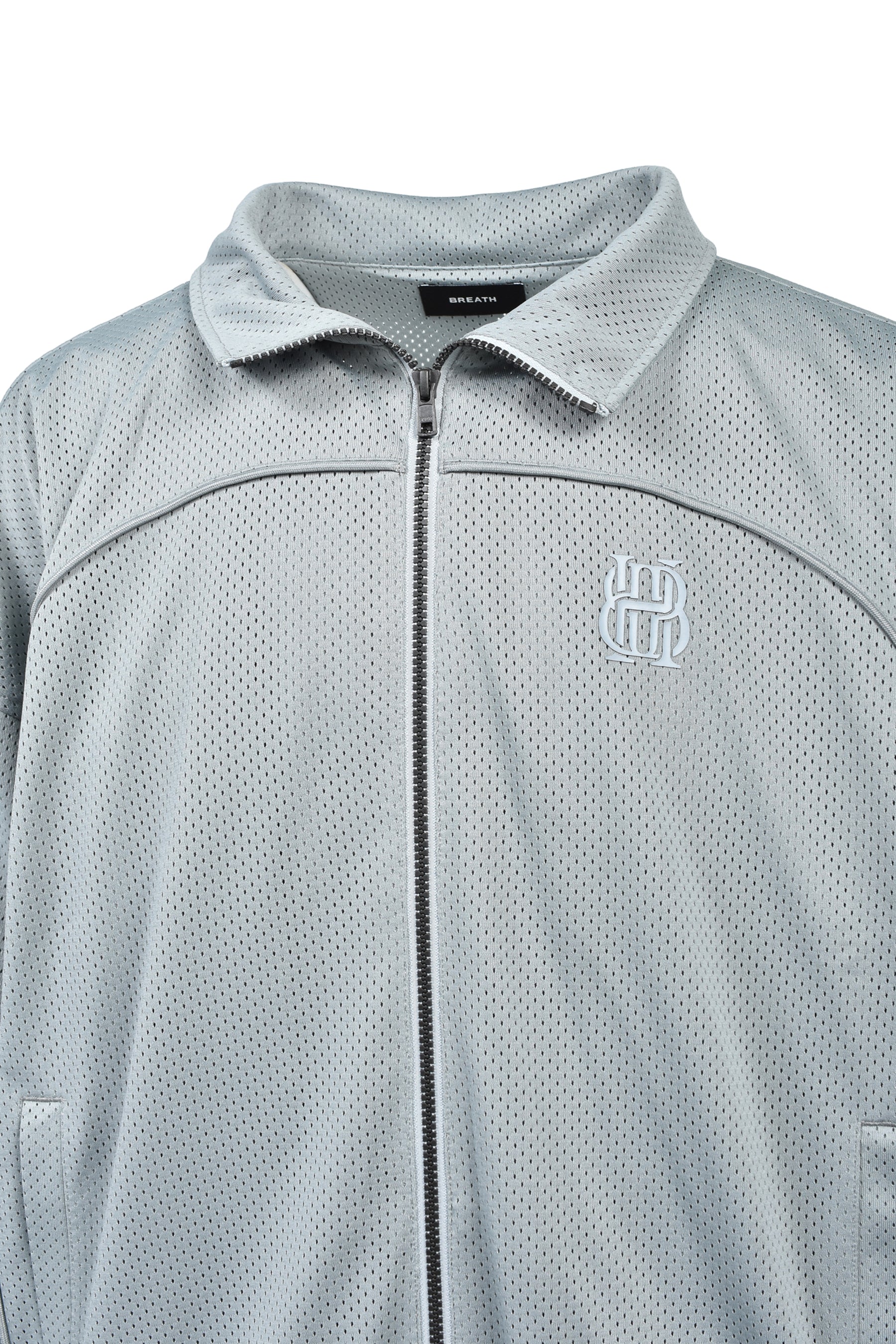 BH LOGO MESH TRACK JACKET / GRY