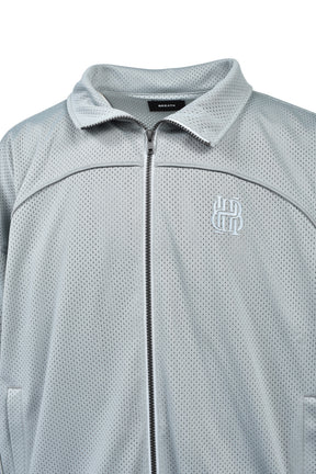 BH LOGO MESH TRACK JACKET / GRY