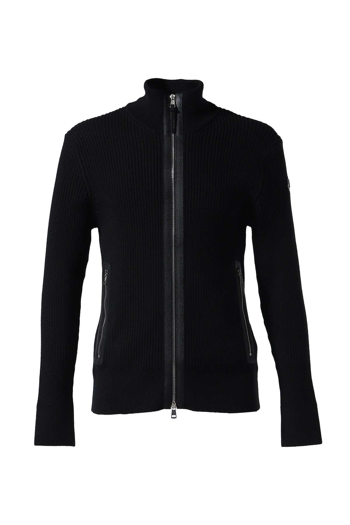 ZIP UP KNIT / BLK (999)