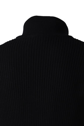 ZIP UP KNIT / BLK (999)