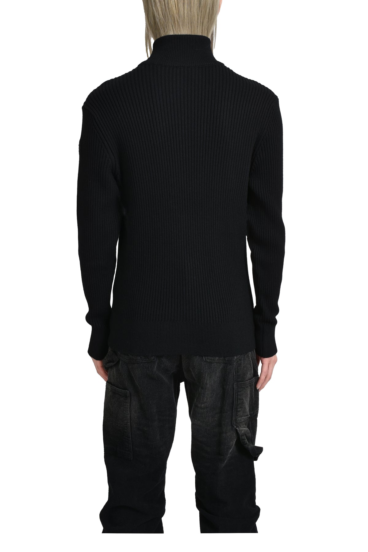 ZIP UP KNIT / BLK (999)